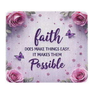 Inspirational Bible Verse/Scripture Cutting Board