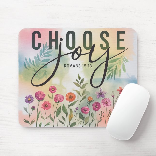 Inspirational Bible Verse/Scripture Mouse Pad (With Mouse)