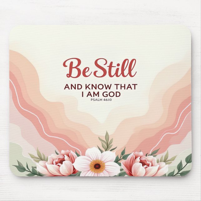 Inspirational Bible Verse/Scripture Mousepad (Front)