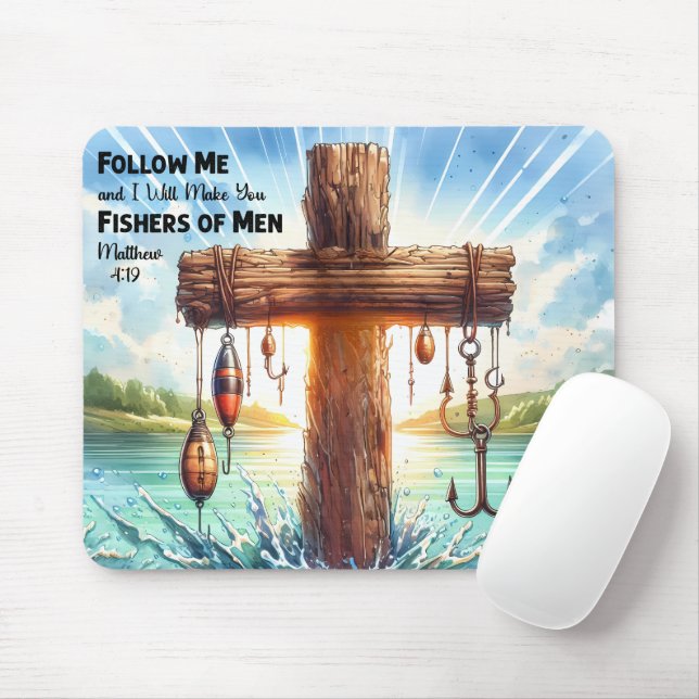 Inspirational Bible Verse/Scripture Mousepad (With Mouse)