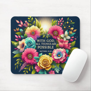 Inspirational Bible Verse/Scripture Mousepad