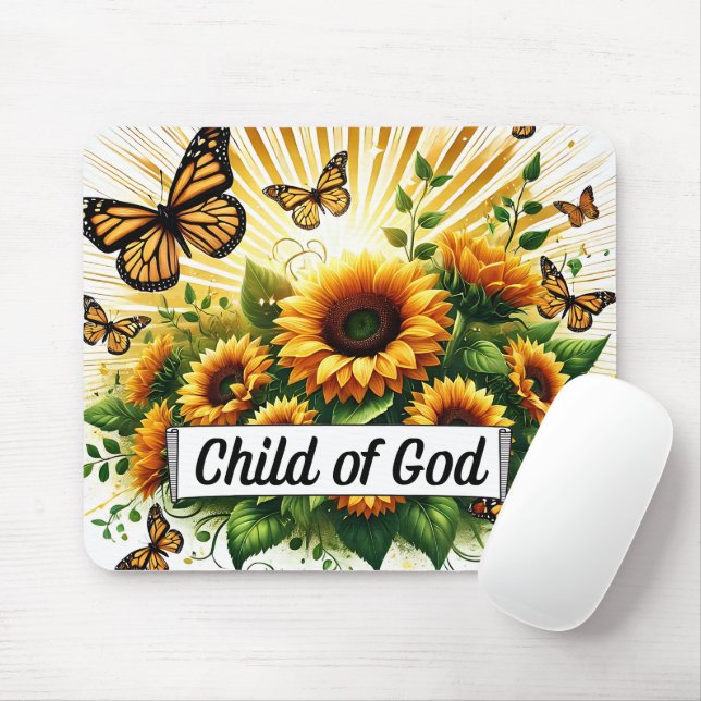 Inspirational Bible Verse/Scripture Mousepad (With Mouse)