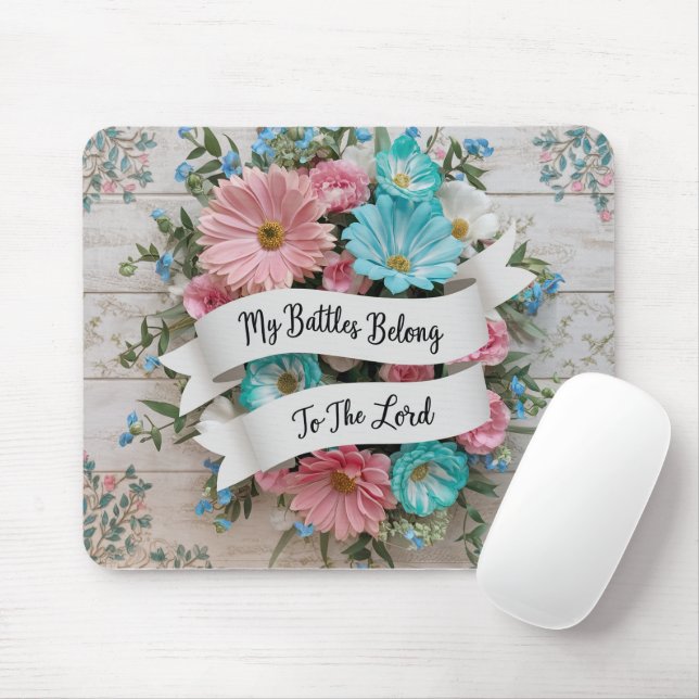 Inspirational Bible Verse/Scripture Mousepad (With Mouse)