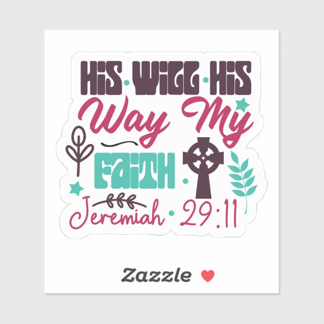 Inspirational Bible Verse Stickers (Sheet)
