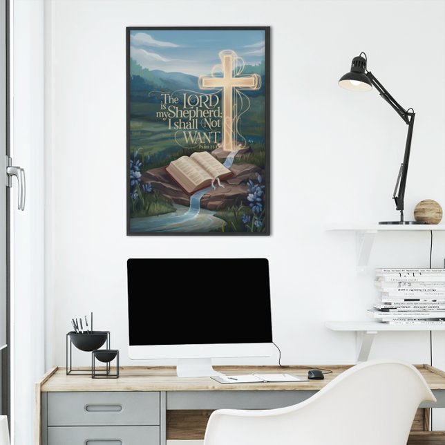 Inspirational Biblical Quotation Poster – Psalms (Creator Uploaded)