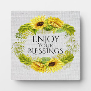 Inspirational Blessings Plaque