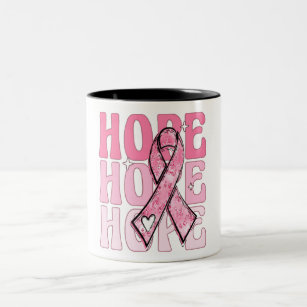 Inspirational Breast Cancer Awareness/Support Two- Two-Tone Coffee Mug