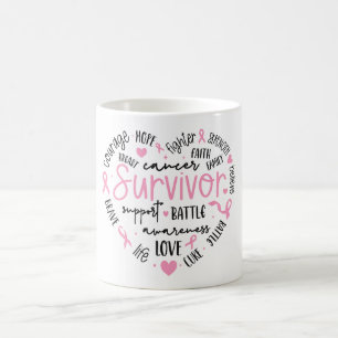 Inspirational Breast Cancer Survivor Coffee Mug