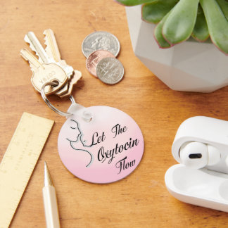 Inspirational breastfeeding quote keyring