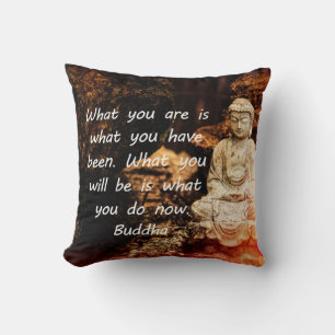Inspirational Buddha Quote Cushion