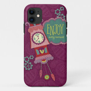 Inspirational Burgundy Typography iPhone 11 Case