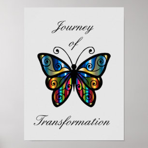 Inspirational Butterfly Healing poster