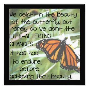Inspirational Butterfly Print