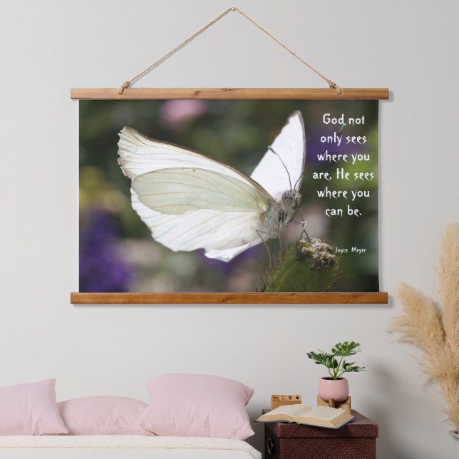 Inspirational Butterfly Tapestry Hanging (Bedroom)