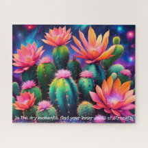 Inspirational Cactus Bloom