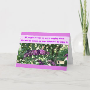 Inspirational Card - Be You