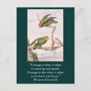 Inspirational card Courage 1