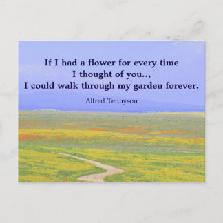 Inspirational card Thinking of you 1