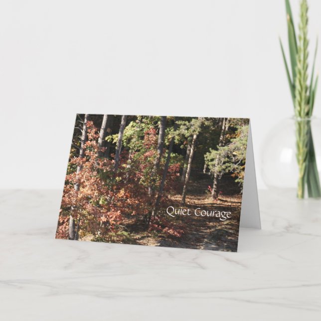 Inspirational Cards Quiet Courage (Front)