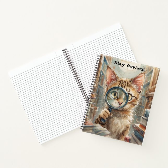 inspirational cat calendar notebook planner  (Inside)