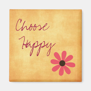 Inspirational Choose Happy Magnet