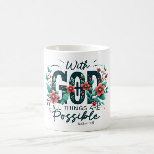 Inspirational Christian Bible Verse Coffee Mug