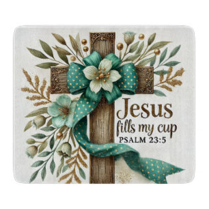Inspirational Christian Bible Verse Cutting Board