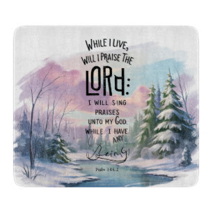 Inspirational Christian Bible Verse Cutting Board