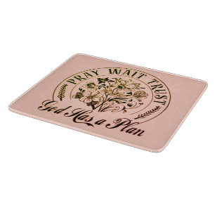 Inspirational Christian Bible Verse Cutting Board