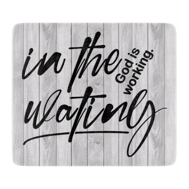 Inspirational Christian Bible Verse  Cutting Board (Front)