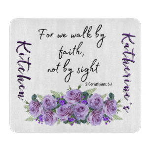 Inspirational Christian Bible Verse Cutting Board