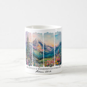 Inspirational Christian Bible Verse Fearfully Crea Coffee Mug