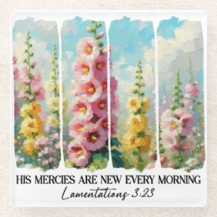 Inspirational Christian Bible Verse Glass Coaster