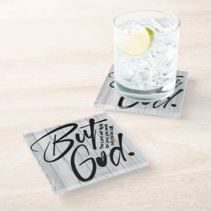 Inspirational Christian Bible Verse Glass Coaster