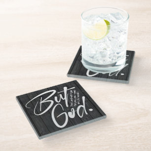 Inspirational Christian Bible Verse Glass Coaster