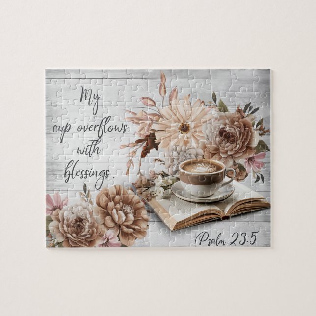 Inspirational Christian Bible Verse Jigsaw Puzzle (Horizontal)