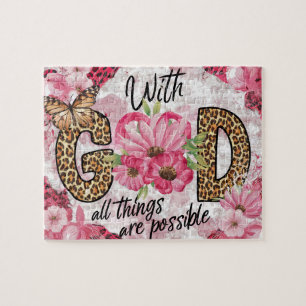 Inspirational Christian Bible Verse Jigsaw Puzzle