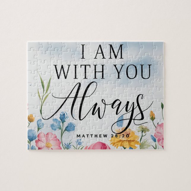 Inspirational Christian Bible Verse Jigsaw Puzzle (Horizontal)