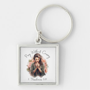 Inspirational Christian Bible Verse Key Ring