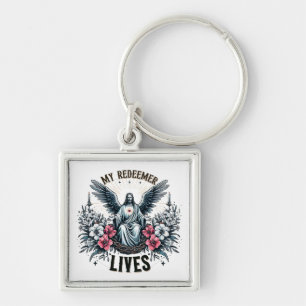 Inspirational Christian Bible Verse Key Ring
