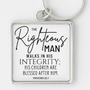 Inspirational Christian Bible Verse Key Ring