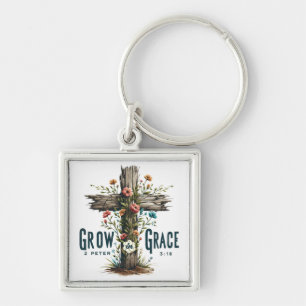 Inspirational Christian Bible Verse  Key Ring