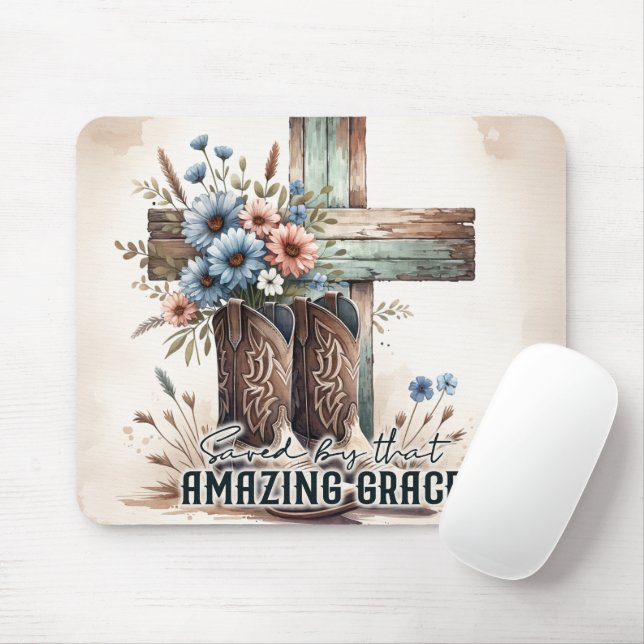 inspirational Christian Bible Verse Mouse Pad (With Mouse)
