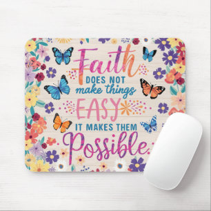 inspirational Christian Bible Verse Mouse Pad