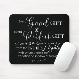 Inspirational Christian Bible Verse Mouse Pad