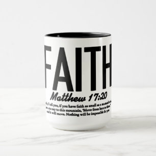 Inspirational Christian Bible Verse Mug