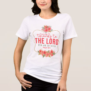 Inspirational Christian Bible Verse///Scripture Tri-Blend Shirt