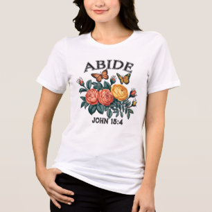 Inspirational Christian Bible Verse///Scripture Tri-Blend Shirt