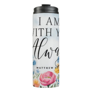 Inspirational Christian Bible Verse Thermal Tumbler