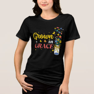 Inspirational Christian Bible Verse Tri-Blend Shirt